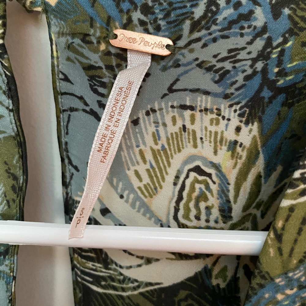 NWOT!! Free People tie back mini dress - Picture 6 of 14